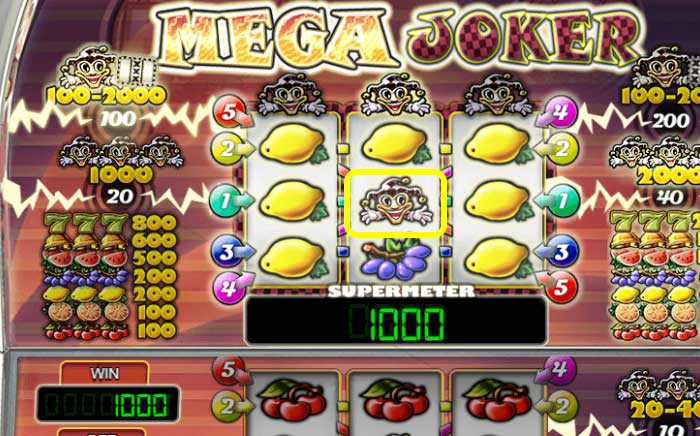 メガジョーカーの10倍チャレンジ(100コイン)ジョーカー停止